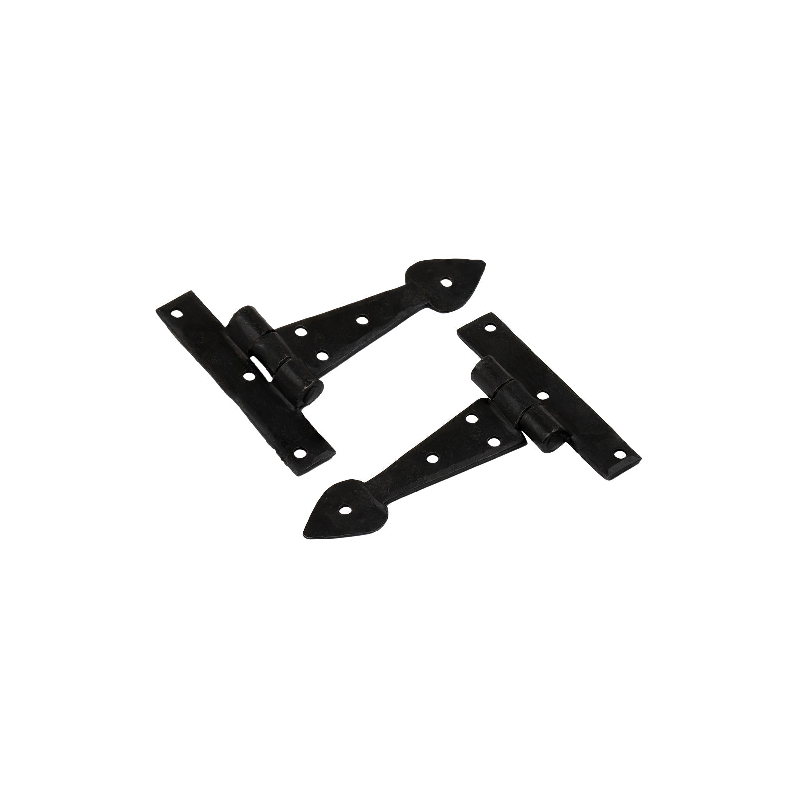 Arrow End T Hinges Black