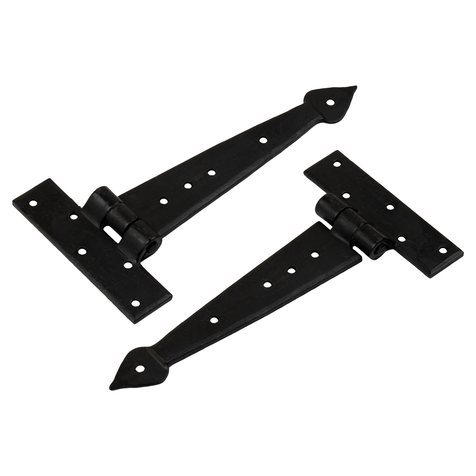 Arrow End T Hinges Black