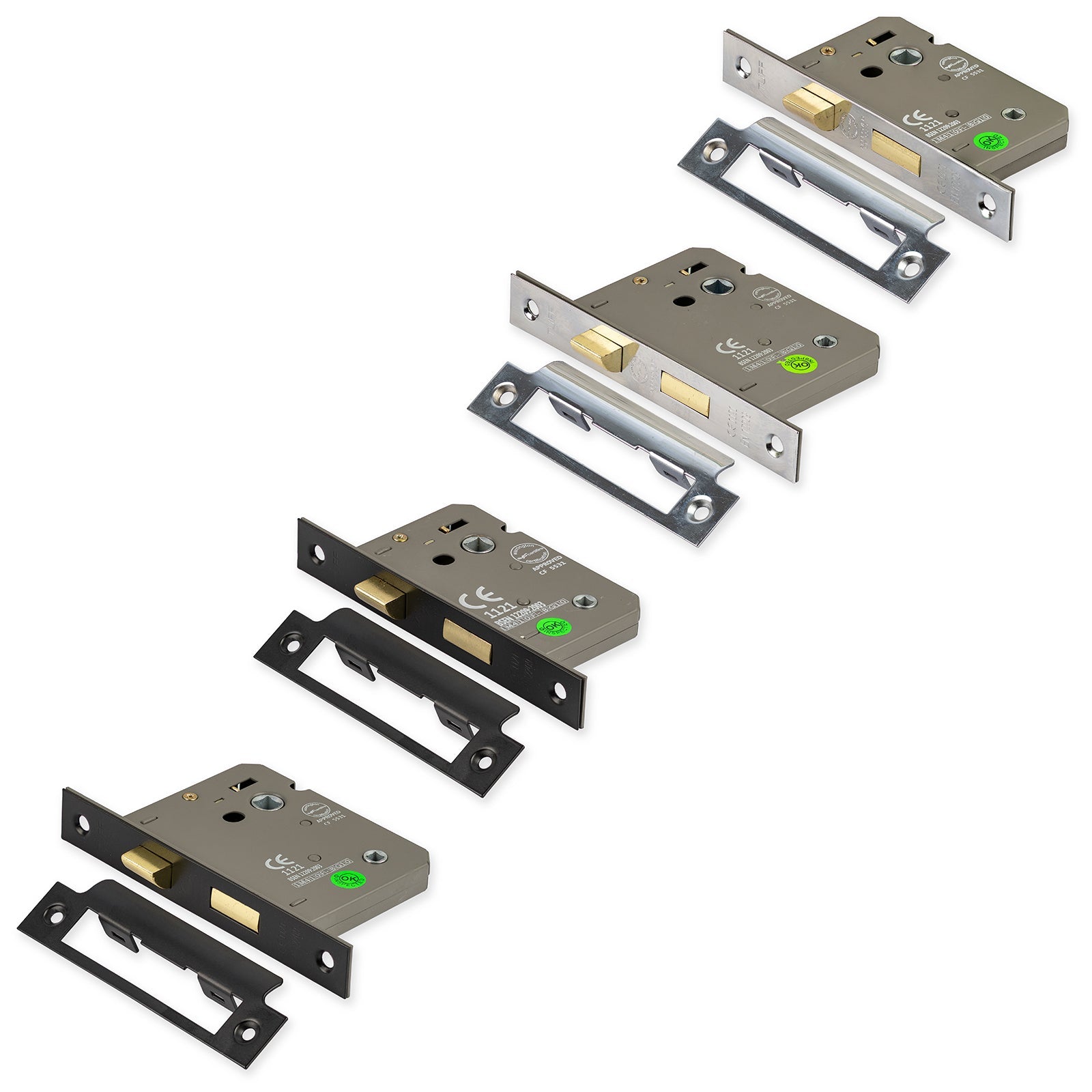 Bathroom sash locks fire rated