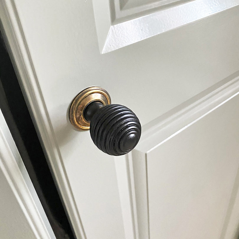 Beehive cabinet knob on cupboard door SHOW