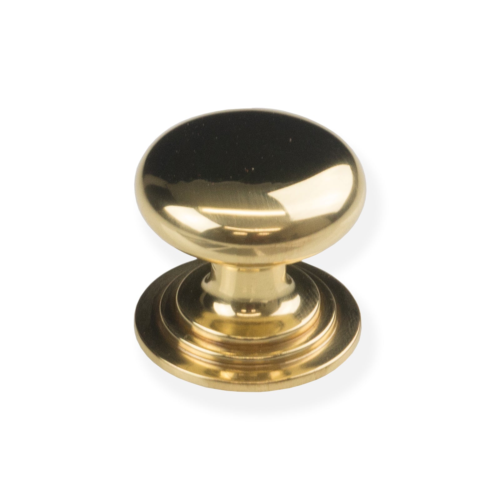 Brass cupboard knob 32mm