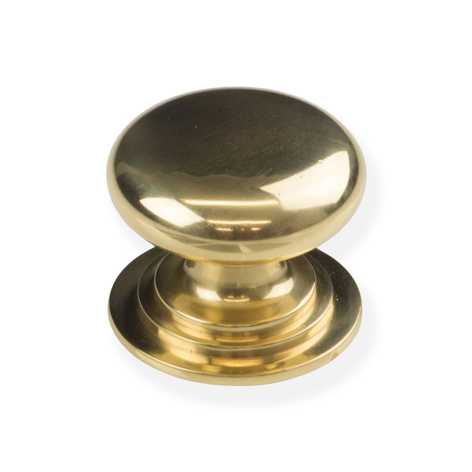 Brass kitchen cupboard knob 38mm