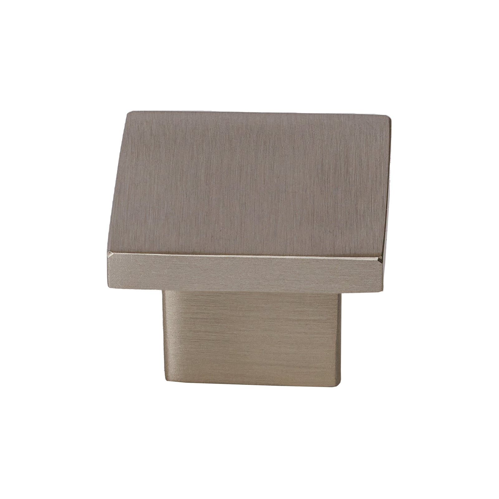 satin nickel square cabinet knob, cupboard knob SHOW