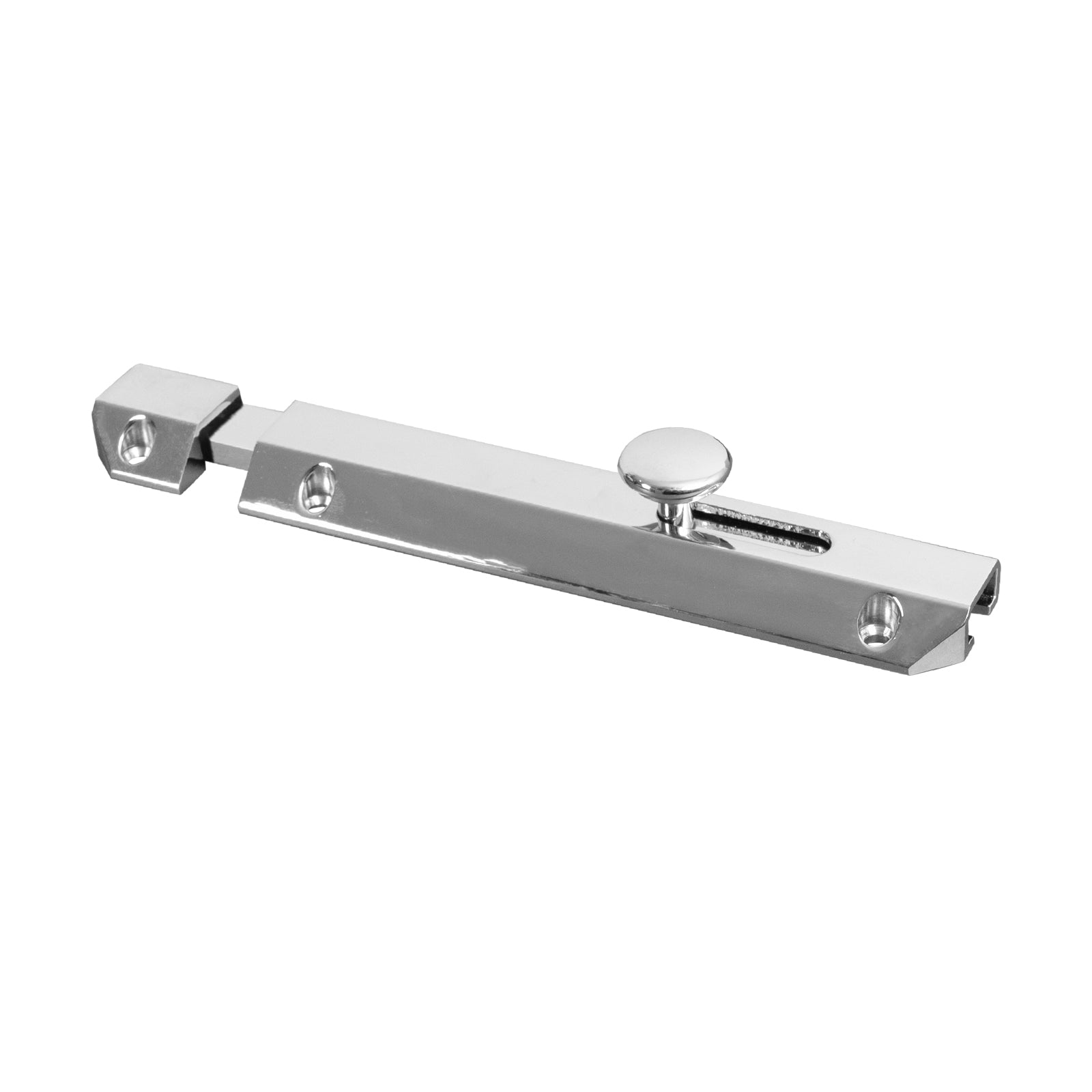 chrome flat bolt 6 inch, sliding bolt SHOW