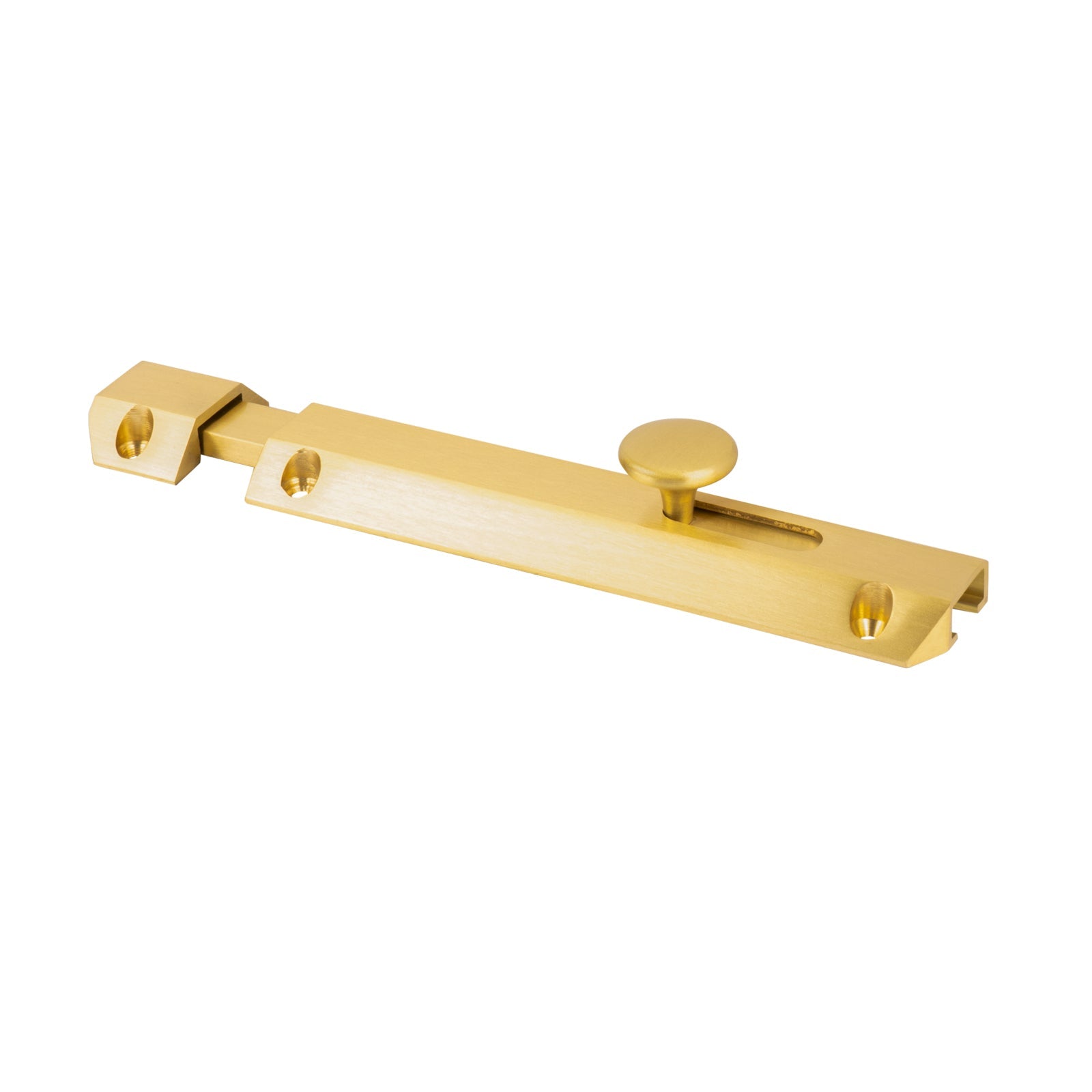 satin brass flat bolt 6 inch, sliding bolt SHOW