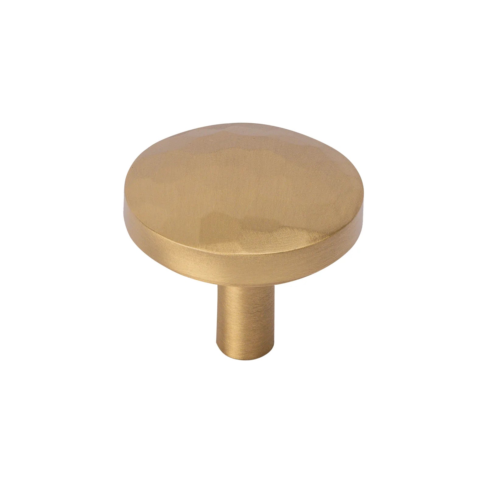 satin brass round hammered cabinet knonbs SHOW