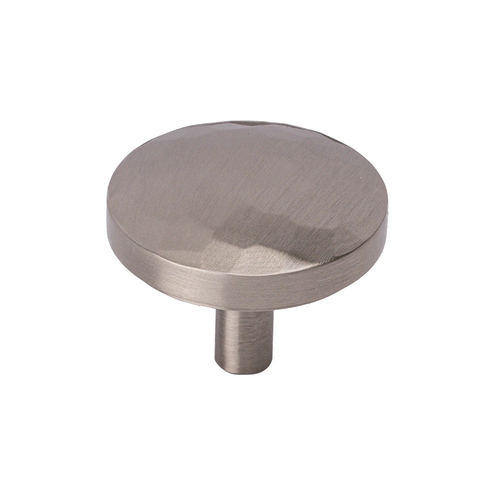 satin nickel beaten cupboard knob, kitchen cabinet knobs