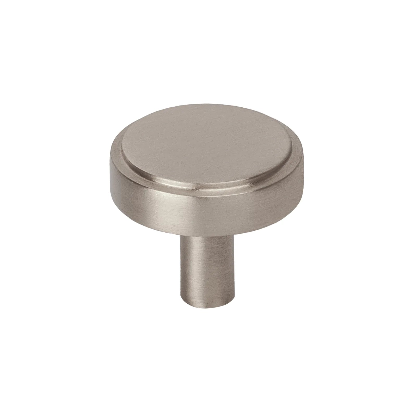 satin nickel stepped disc cabinet knobs, kitchen cupboard knobs SHOW