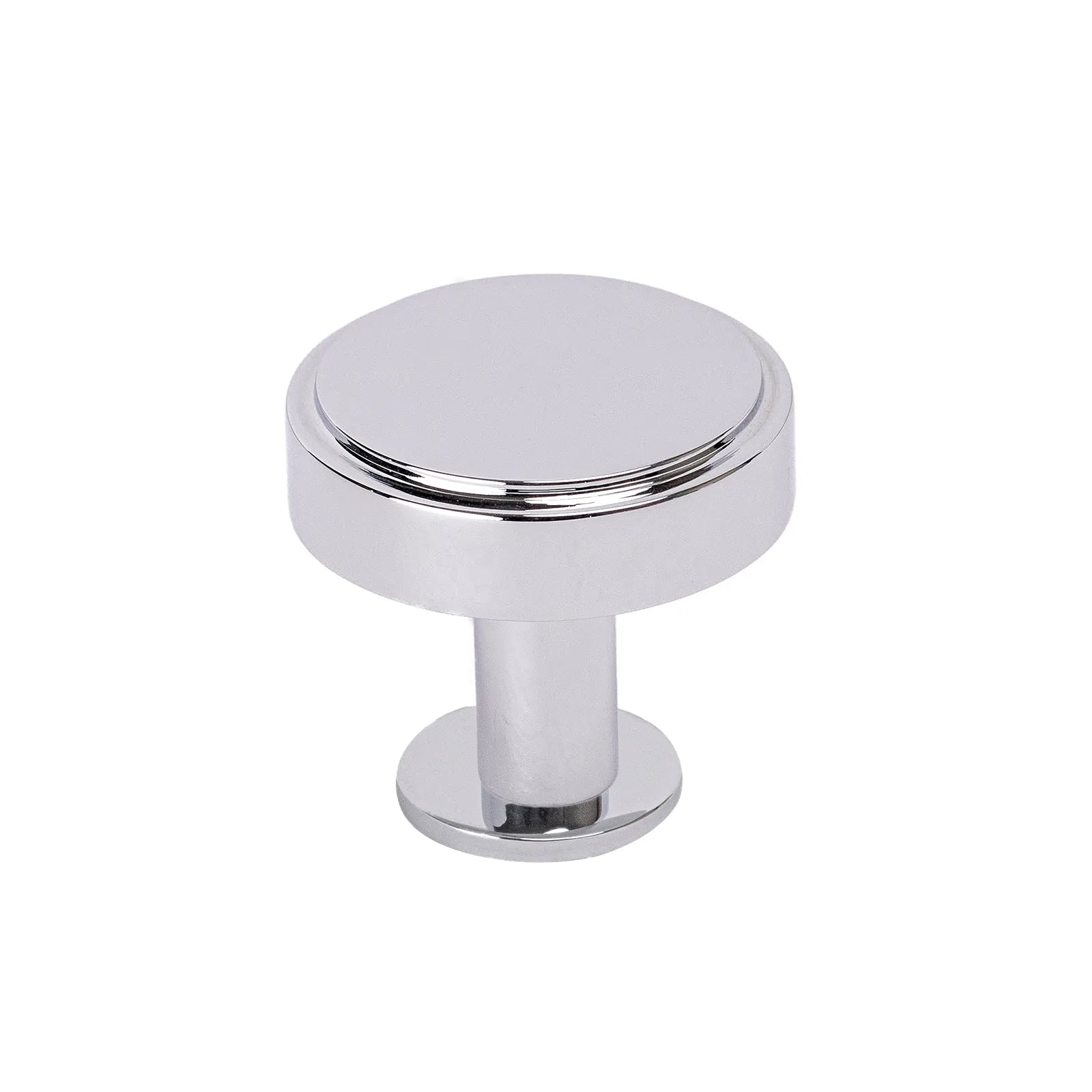 Stepped Disc Cabinet Knobs On Rose