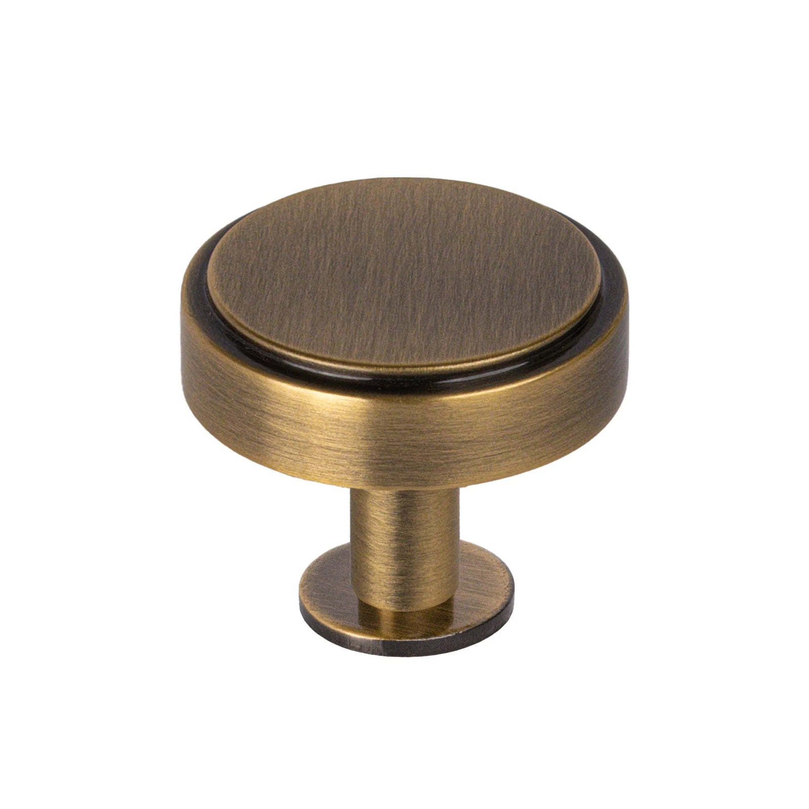 Stepped Disc Cabinet Knobs On Rose