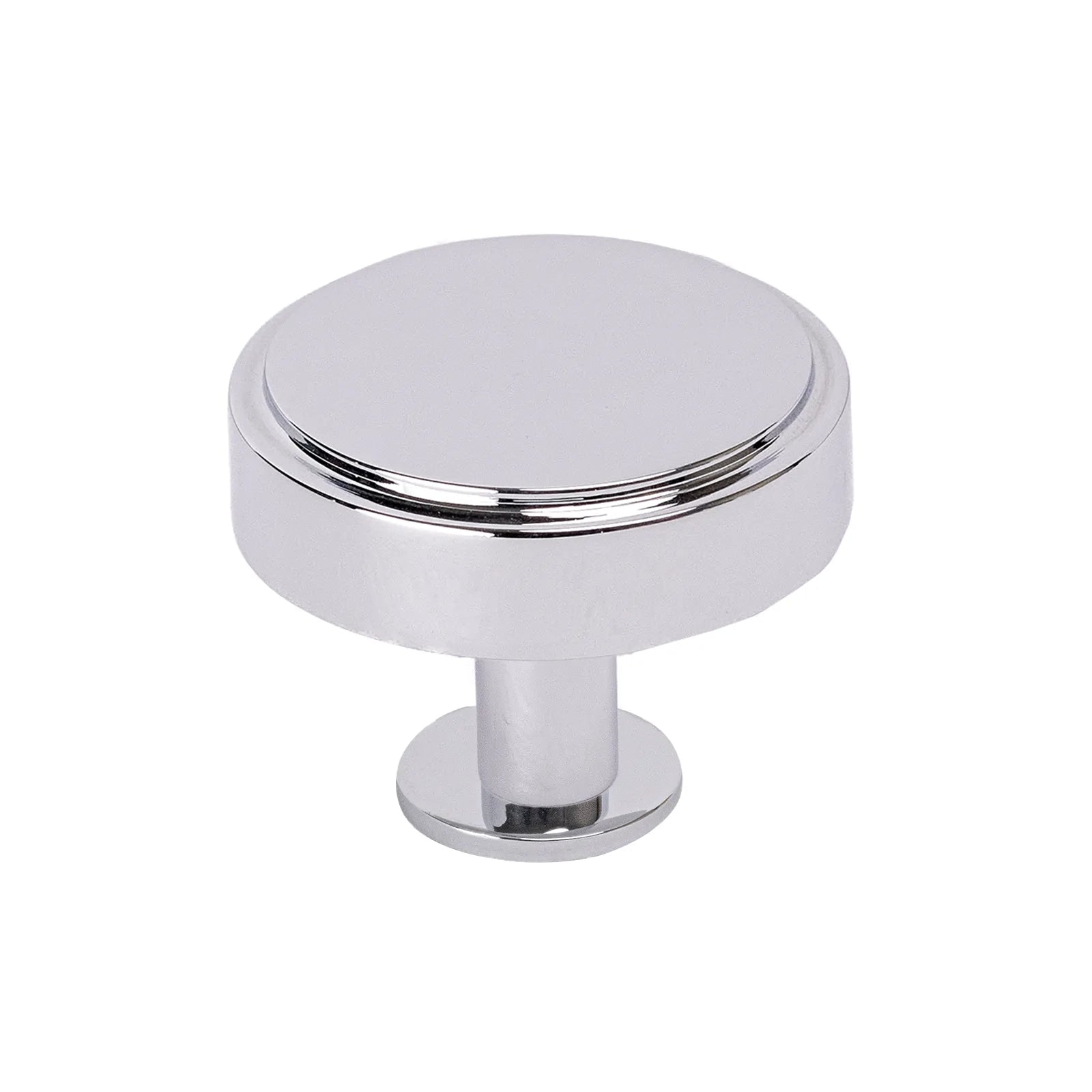 Stepped Disc Cabinet Knobs On Rose