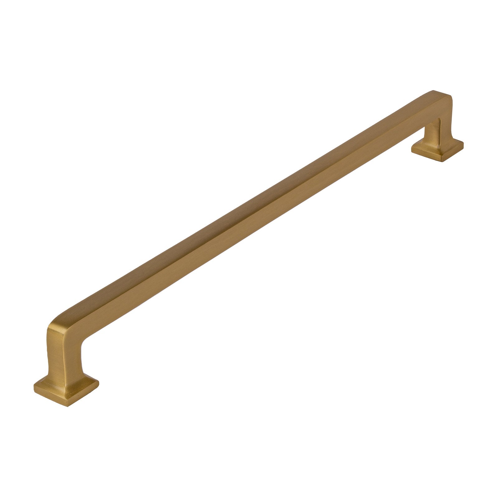 satin brass kitchen pull handle, cupboard pull handle