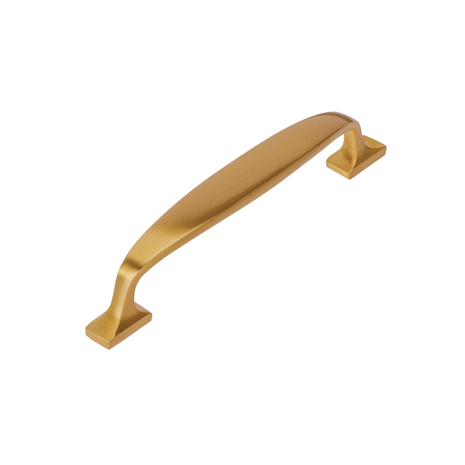 satin brass pull handle