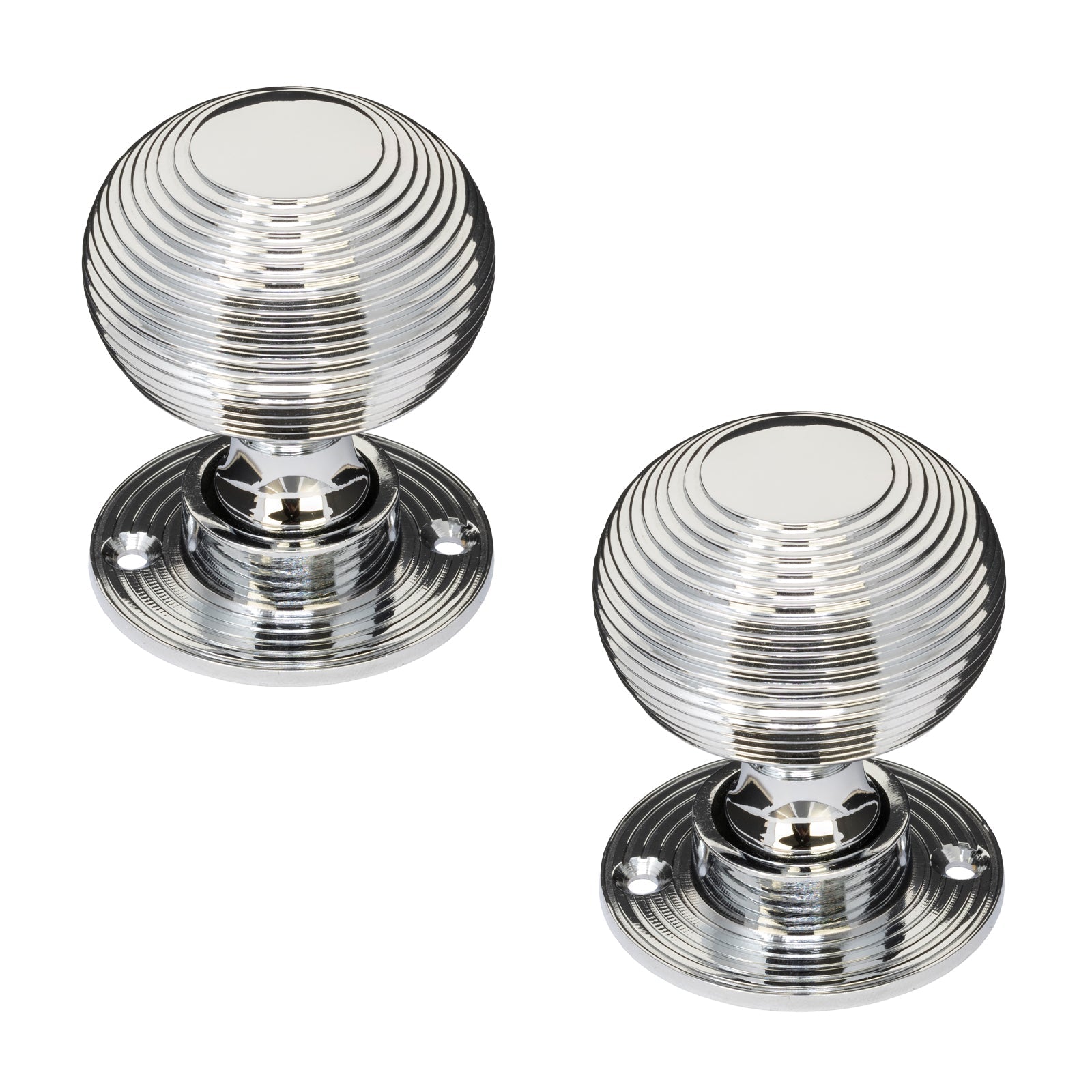 Chrome Beehive Door Knobs SHOW