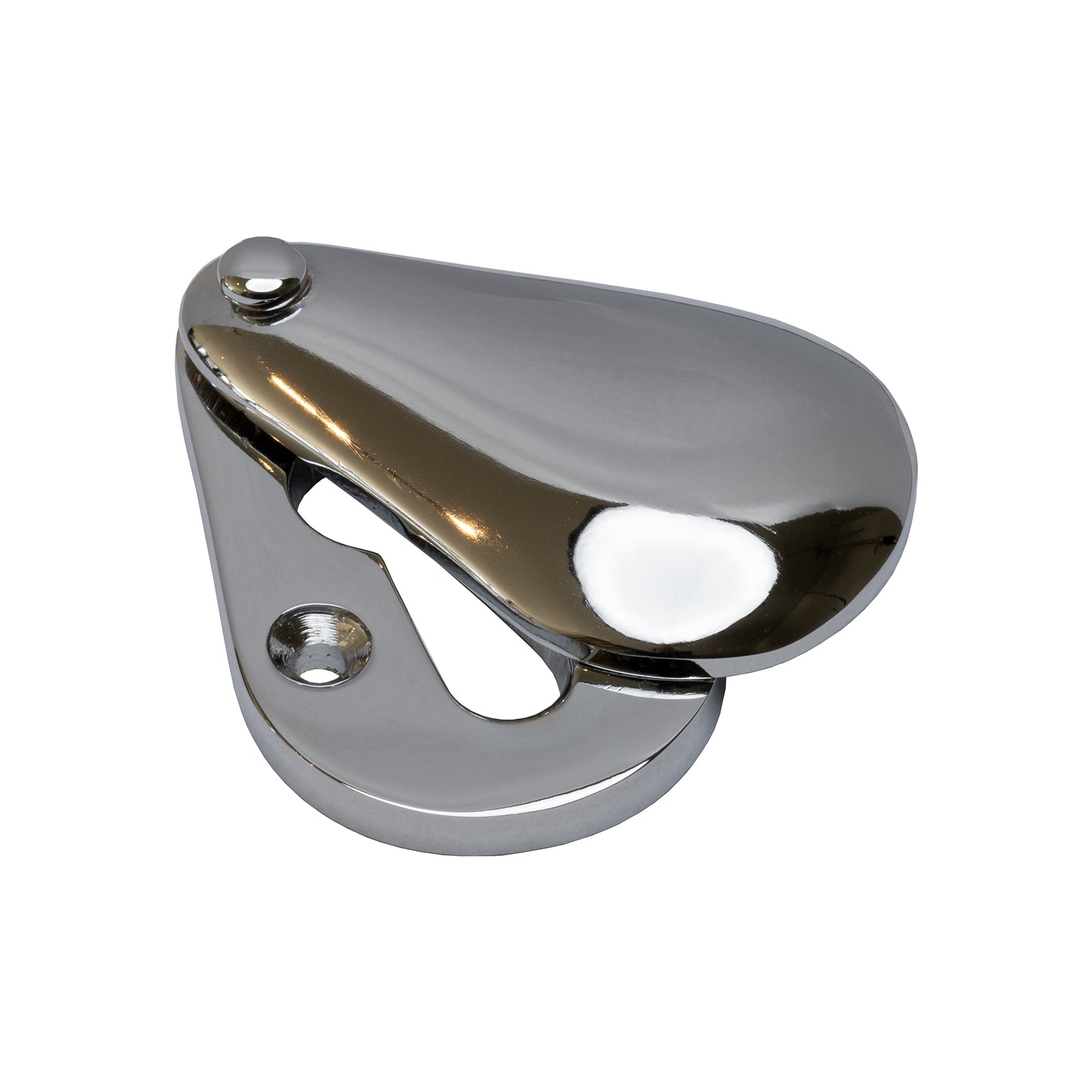 Polished Nickel Pear Drop Escutcheons SHOW