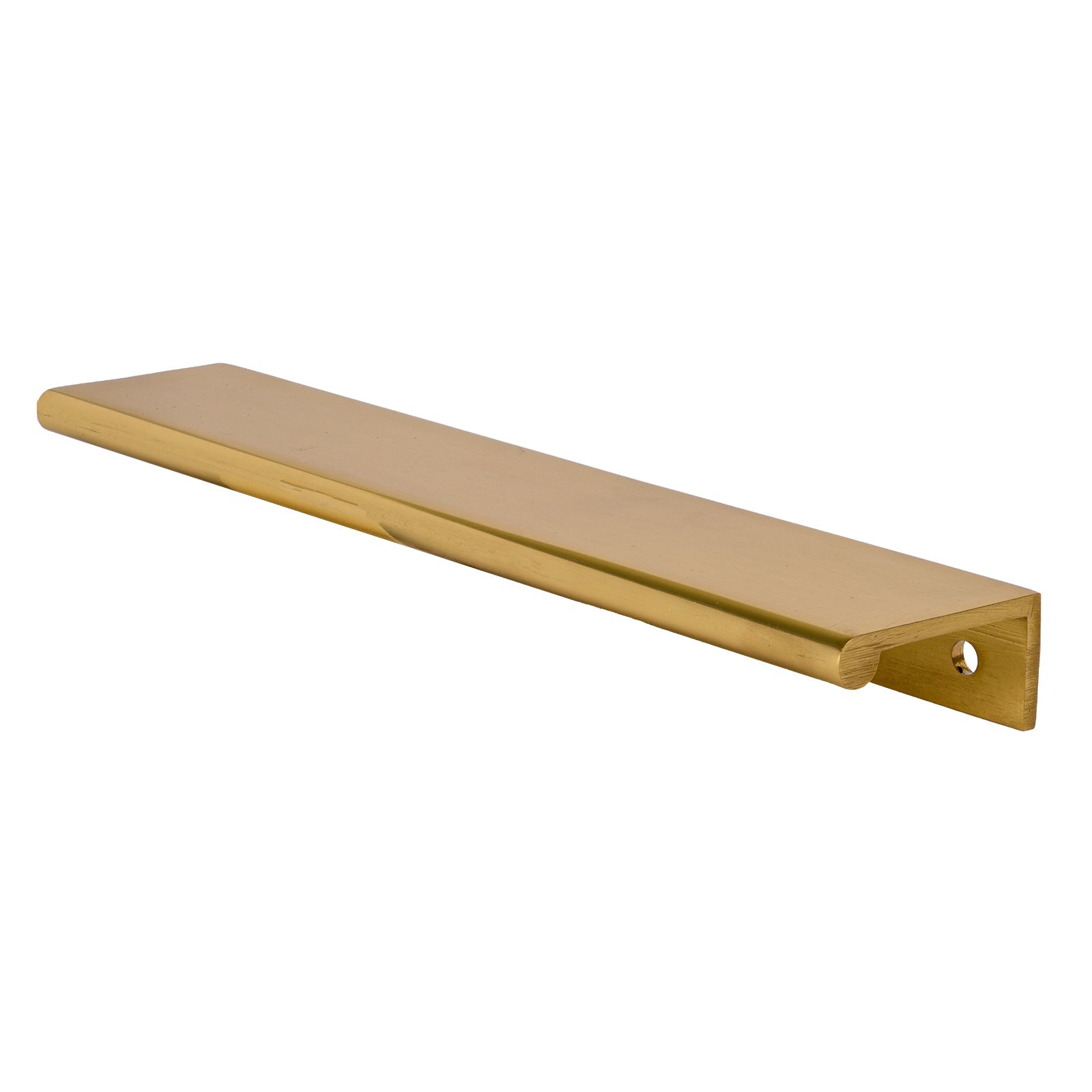 large brass round lip edge pull, edge pull handle