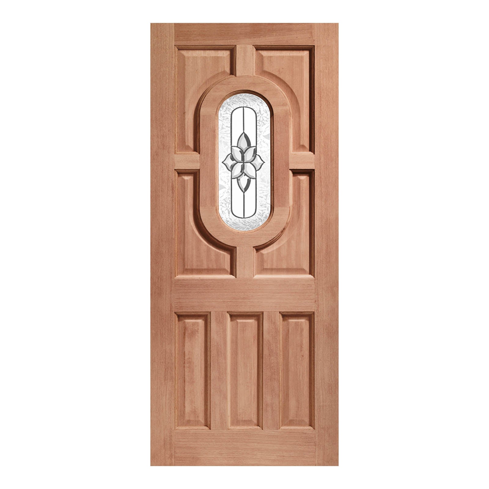 External Hardwood Acacia Door with Double Glazed Chester Glass
