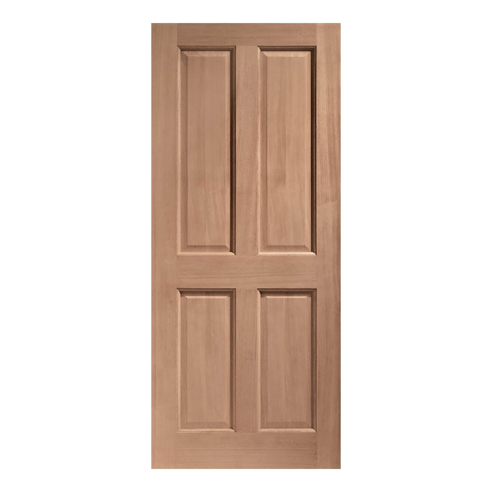 External Hardwood London 4 Panel Door