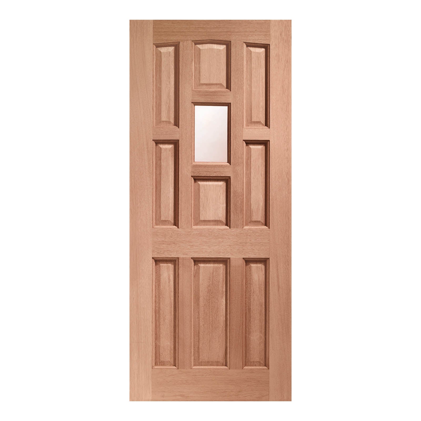 External Hardwood York Door with Single Glazed Obscure Glass