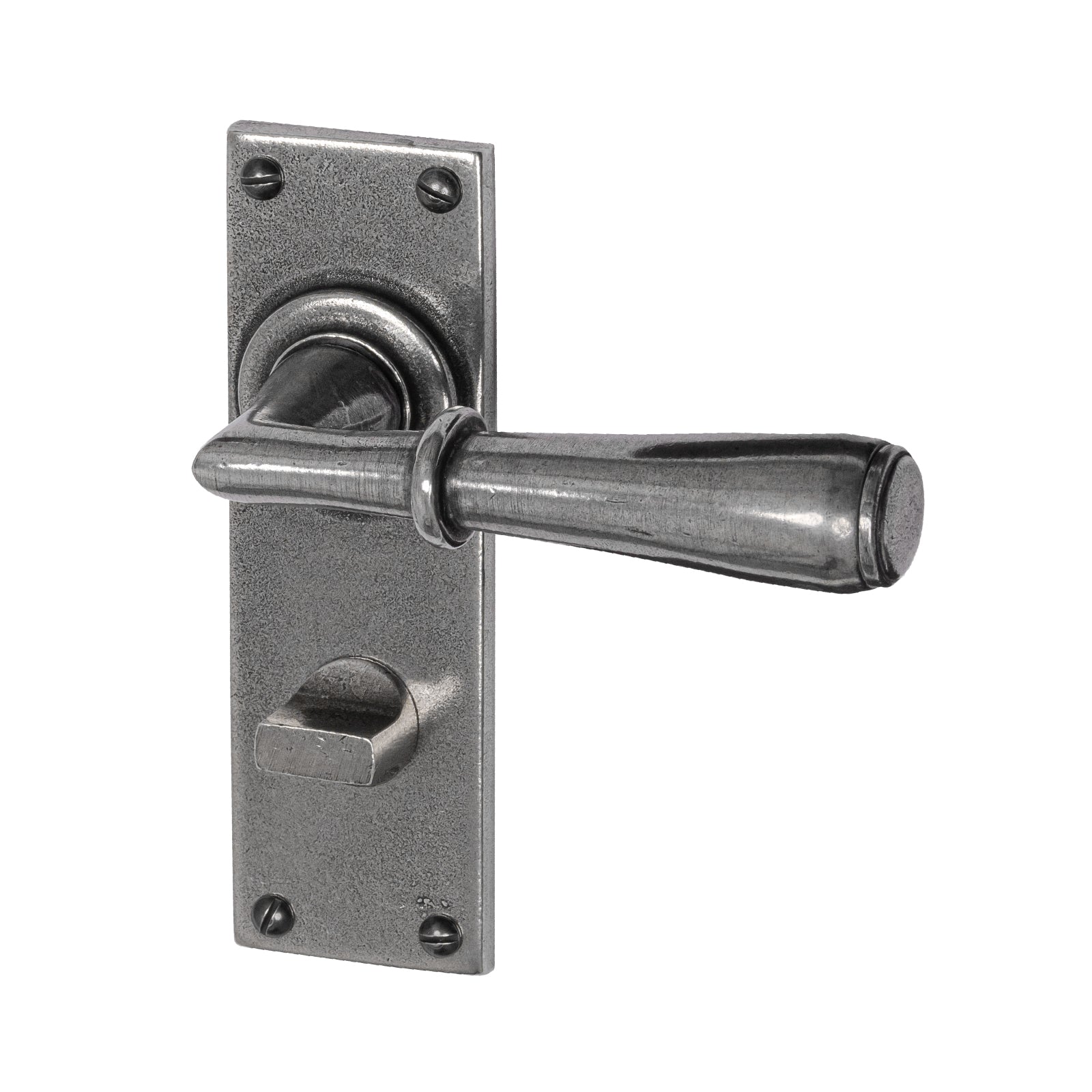 Fenwick bathroom pewter door handle