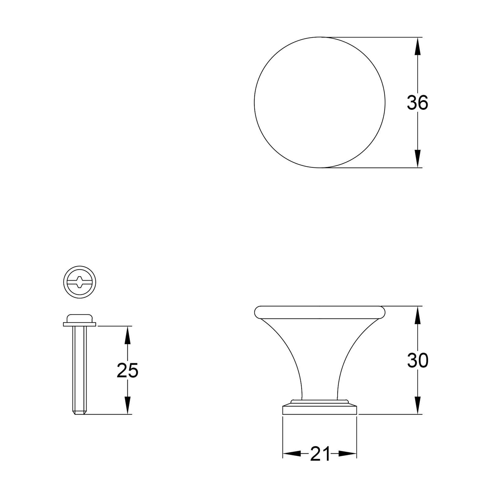 Savoy Pewter Cabinet Knobs JPEG Drawing SHOW