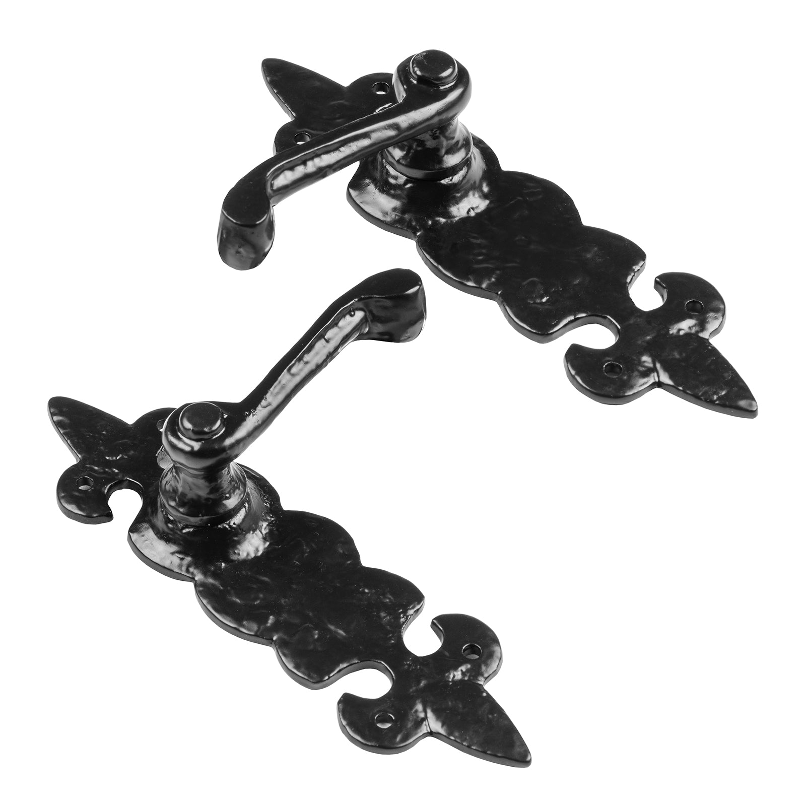 Fleur De Lis Latch Door Handles SHOW