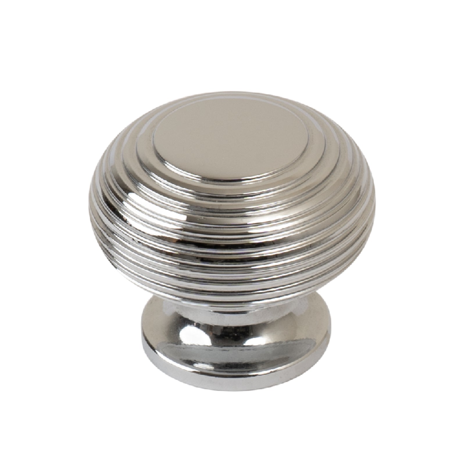 chrome beehive cupboard & drawer knob