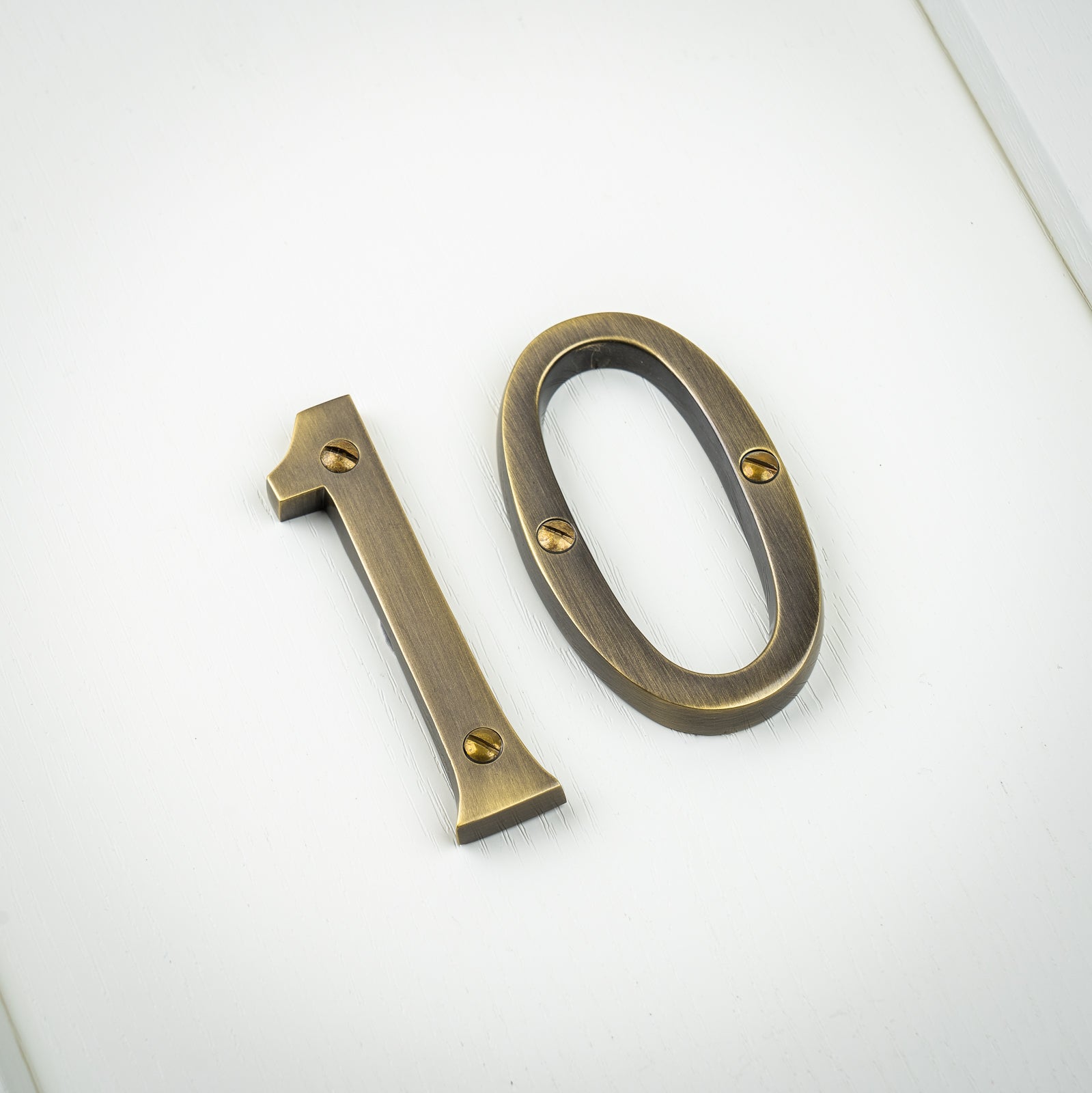 Brass Front Door Numbers SHOW