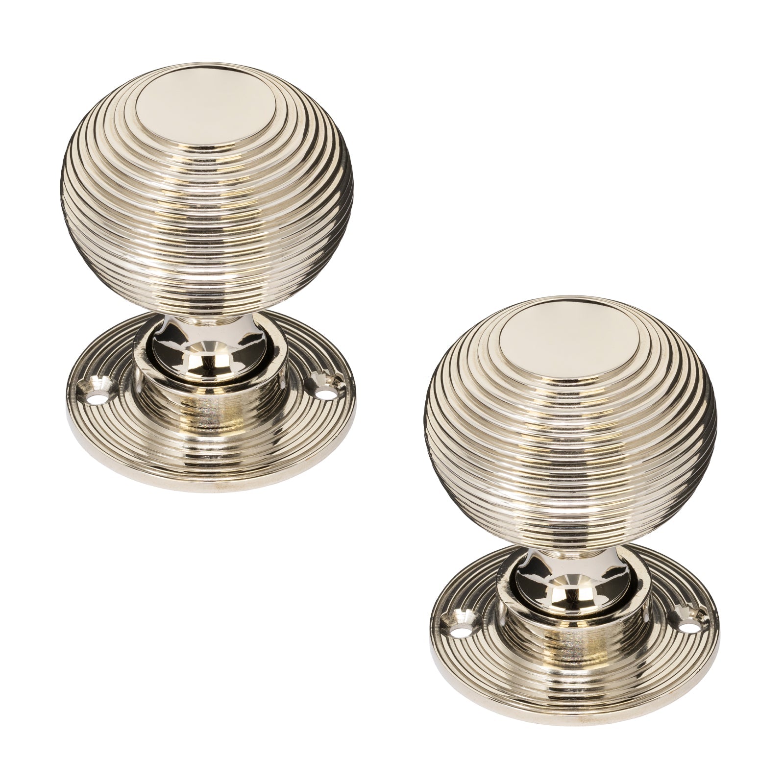 Nickel Beehive Door Knobs SHOW