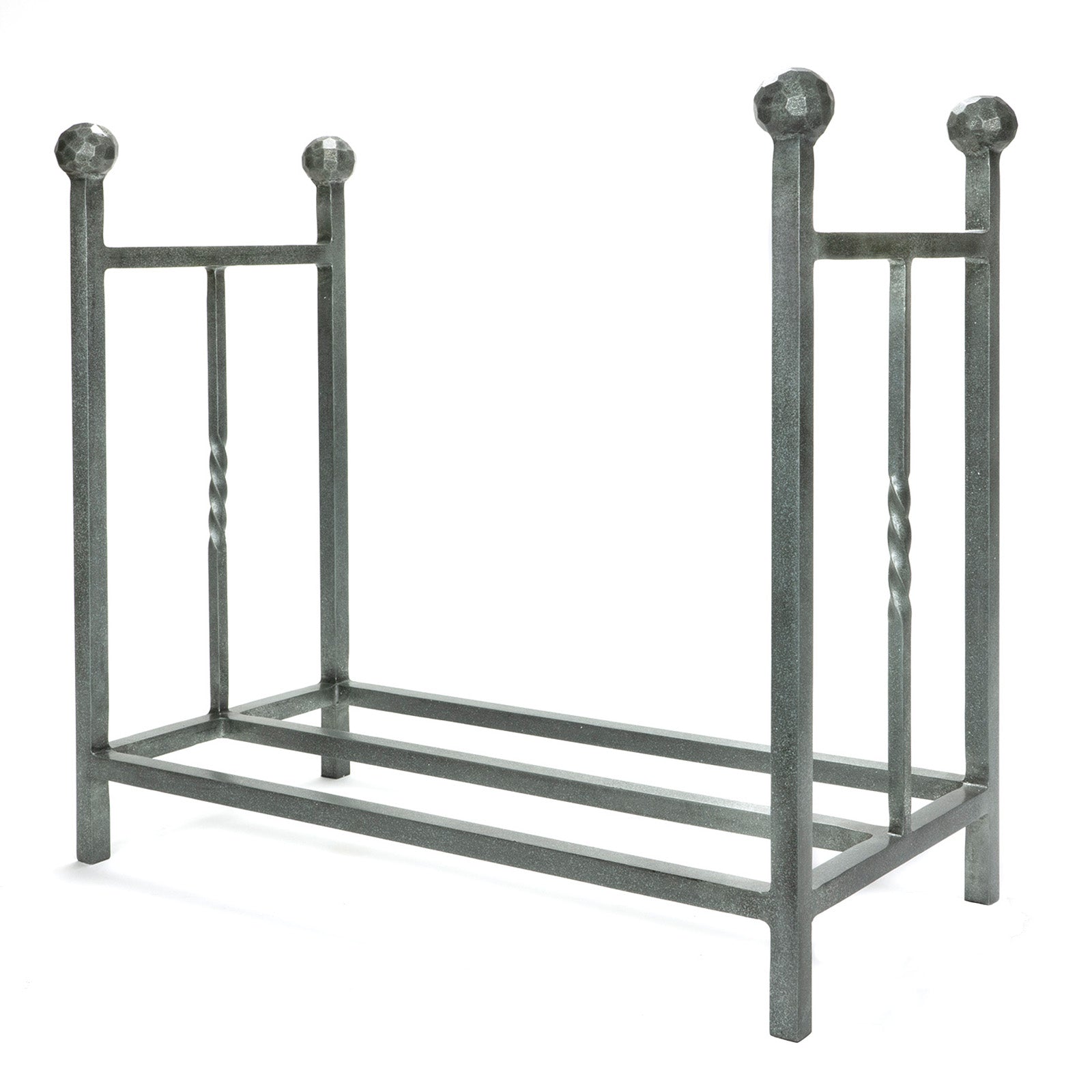 SHOW Rectangular Log Holder in Pewter