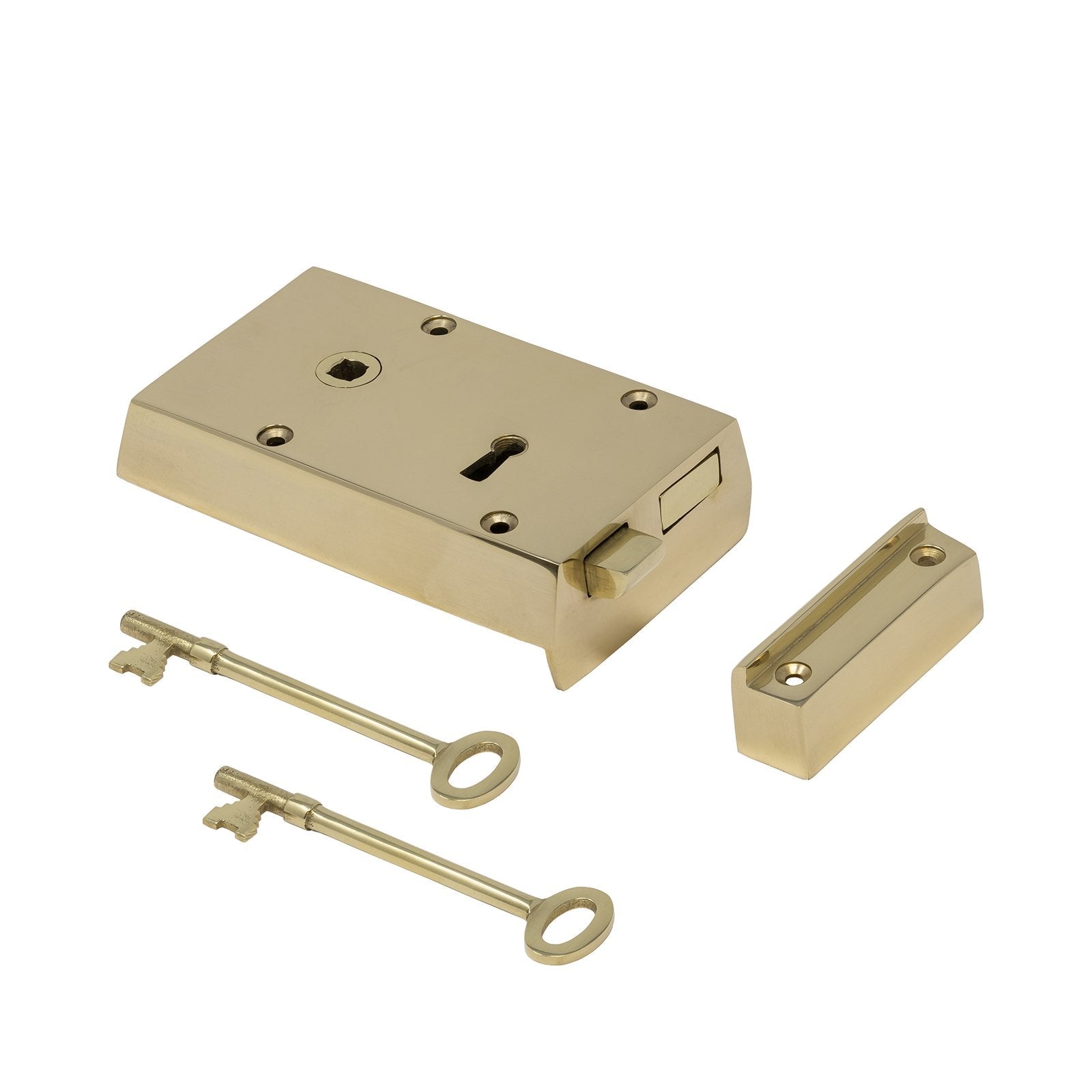 brass rim lock with keys SHOW