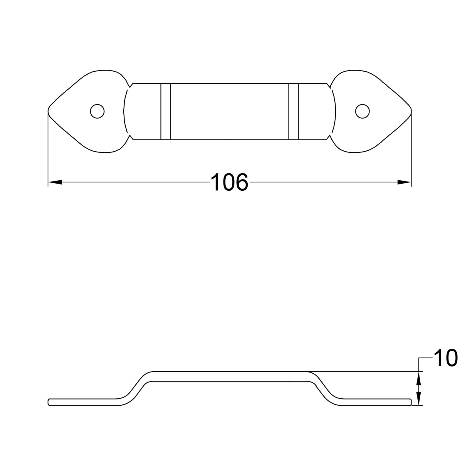 Arrow end locking staple SHOW