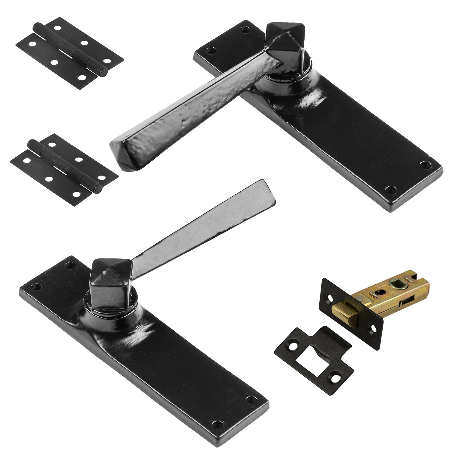 Straight lever door handle latch set SHOW