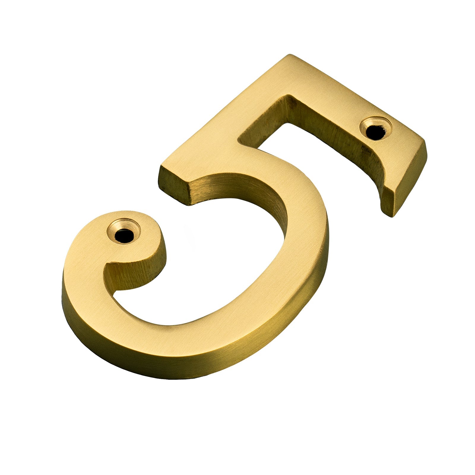 satin brass number five