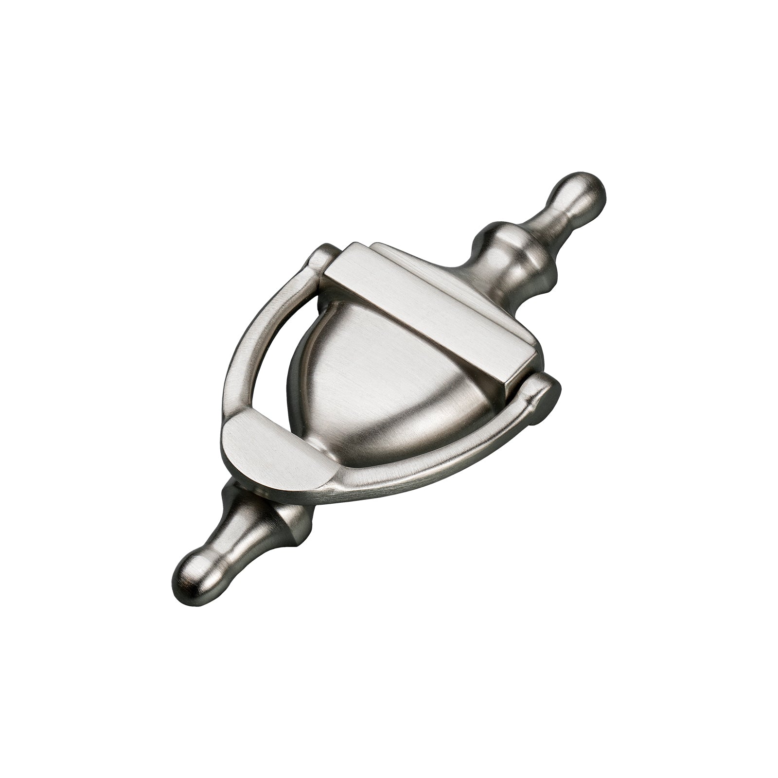 satin nickel urn door knocker SHOW