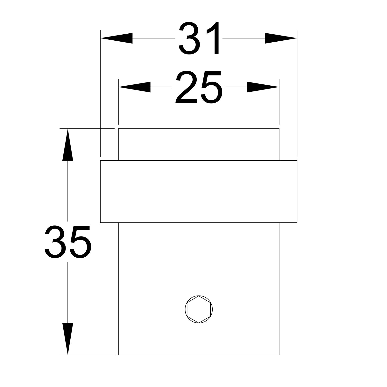 square floor mounted door stops dimension drawing SHOW