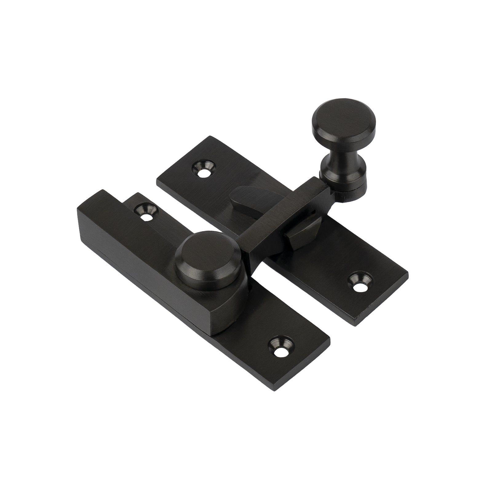 Matt bronze sash window fastener SHOW