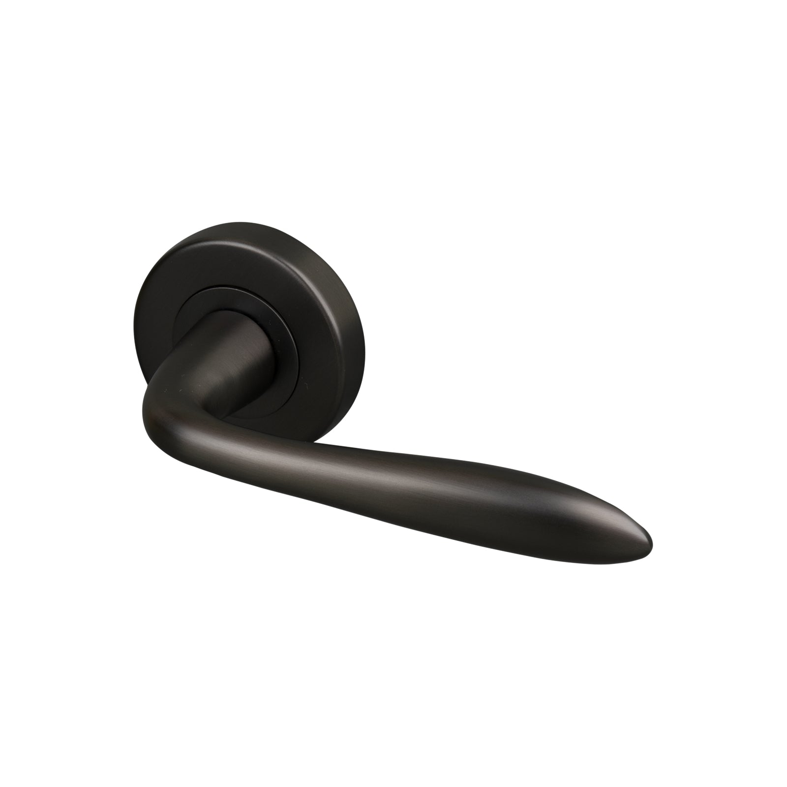 bronze Sutton round rose door handle SHOW