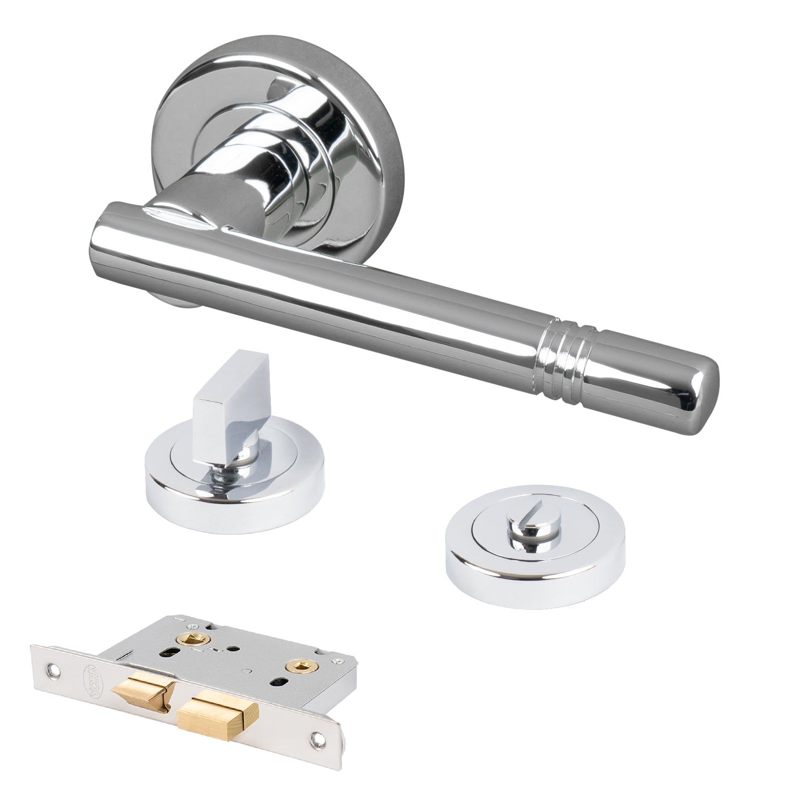 modern bathroom door handle lock set