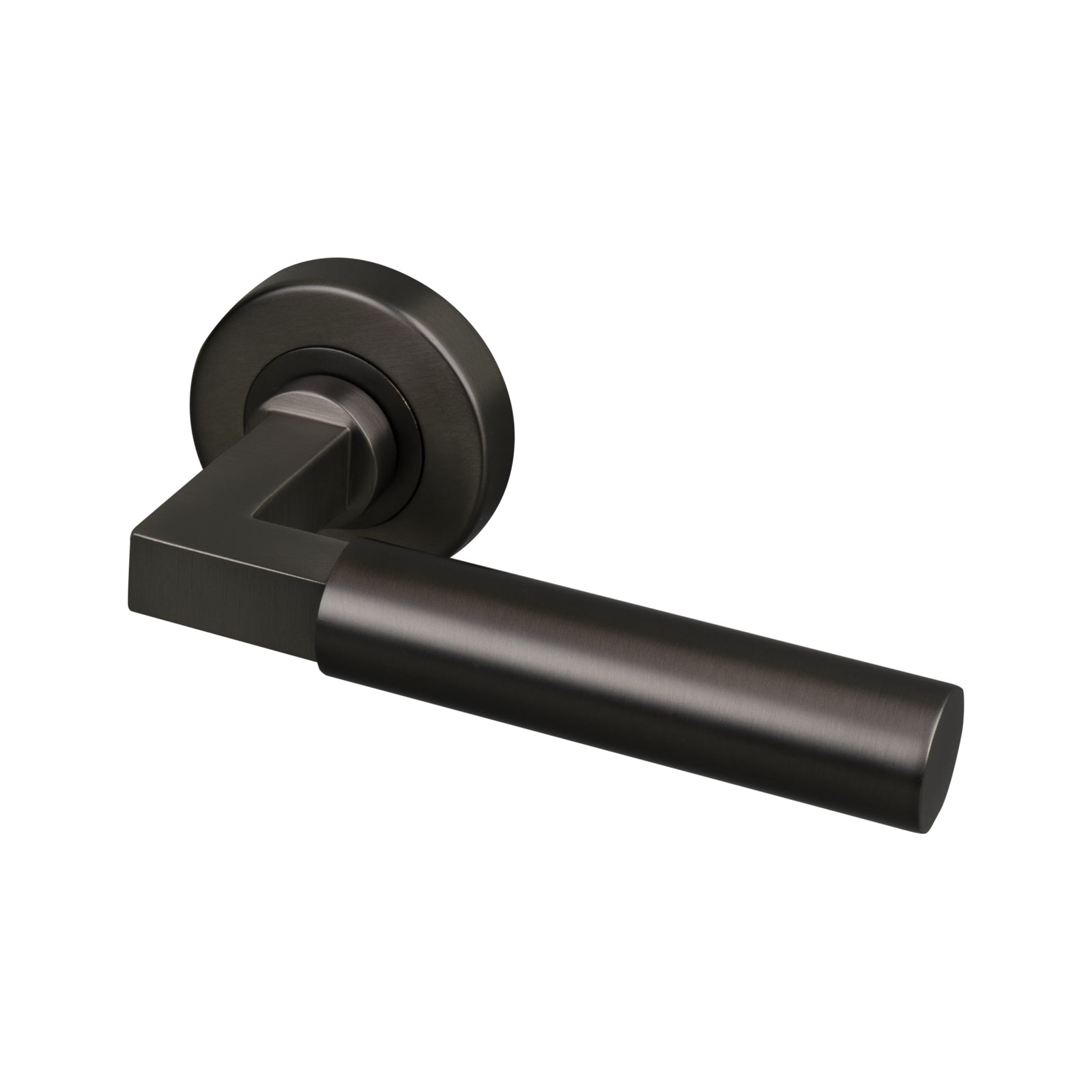 bronze bauhaus round rose door handles, modern handles SHOW