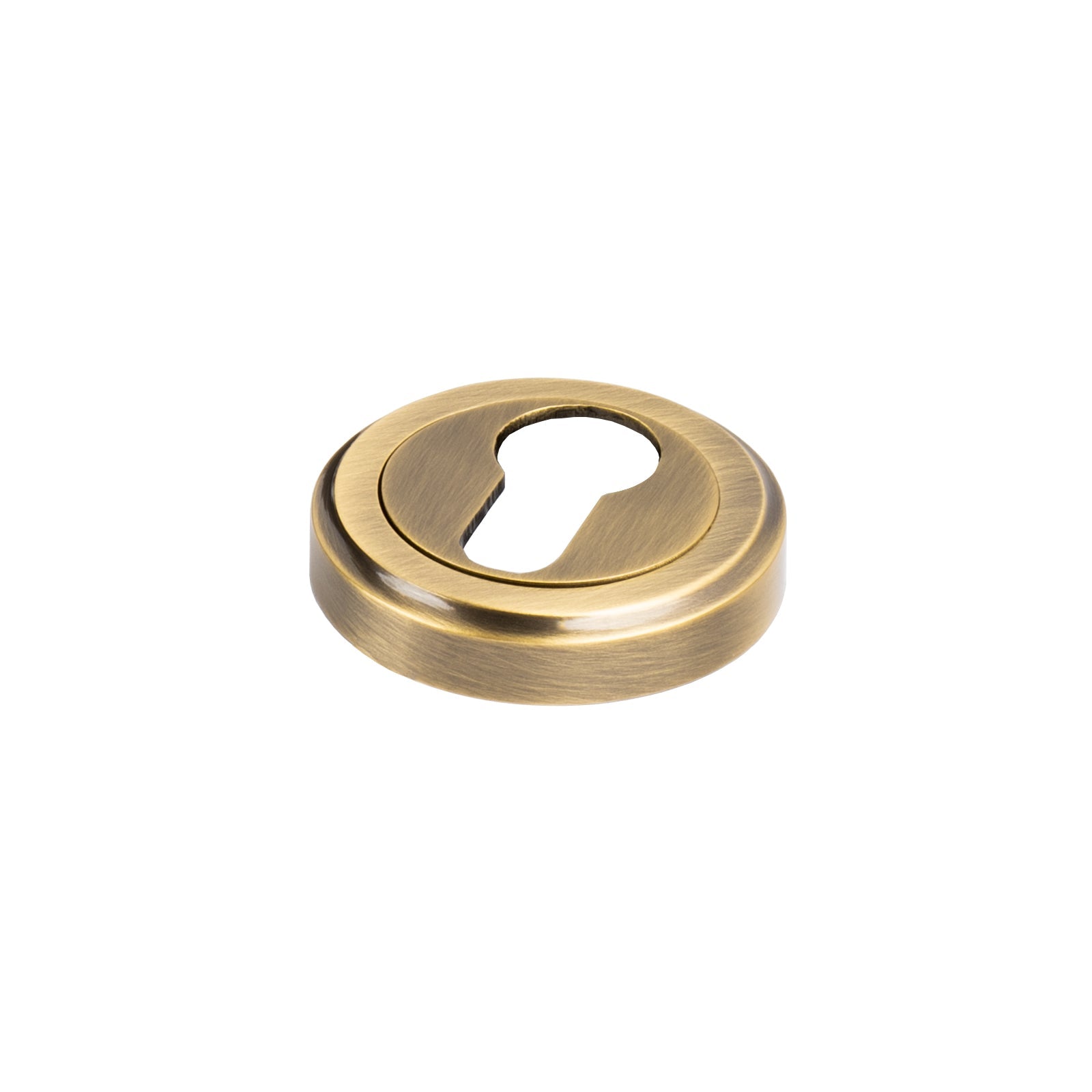 Round Brass Escutcheon Euro